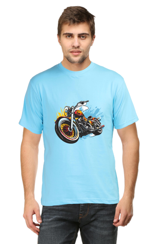 Bike Lovers Men's Round Neck T-Shirt