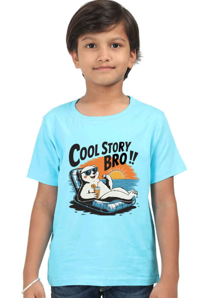 Cool Story Bro - Kids Round Neck T-Shirt