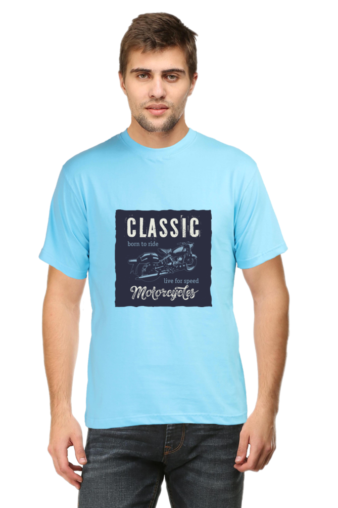 Classic Motorcycle Men's Round Neck T-Shirt