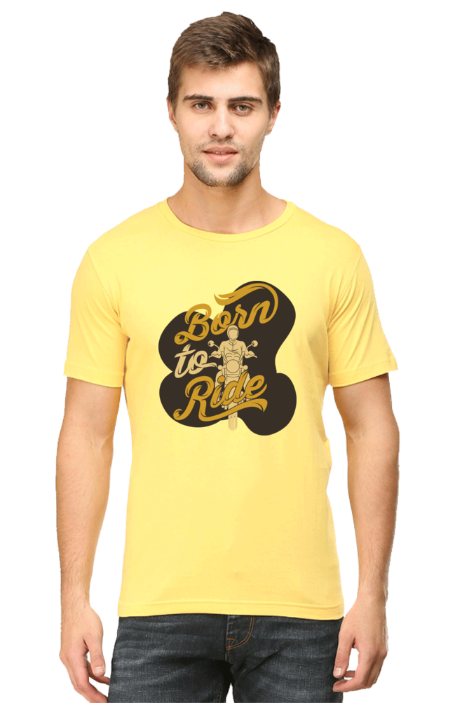 Born to Ride Men's Round Neck T-Shirt