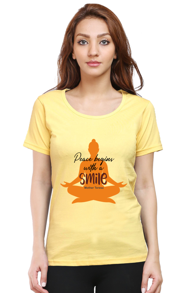 Yoga Women Round Neck T-Shirt