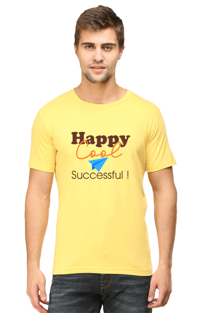 Happy cool successful Men's T-Shirt