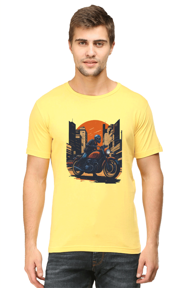 Classic Bike Ride Men's Round Neck T-Shirt