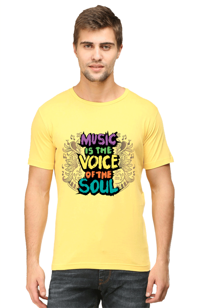 Music Mens Round Neck T-Shirt