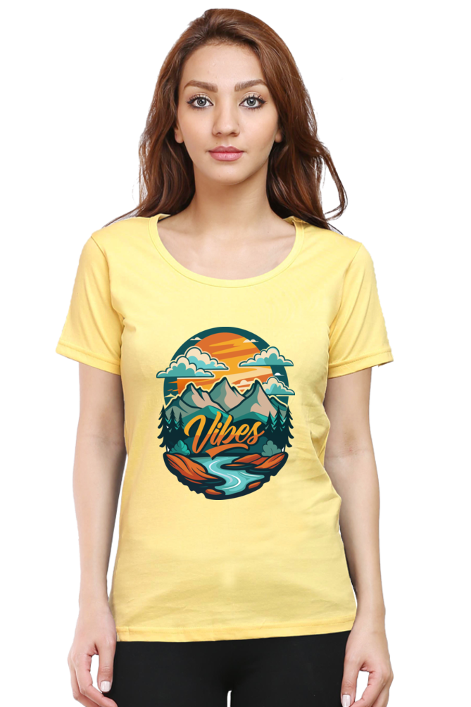 Travel vibes - Women's Round Neck T-Shirts