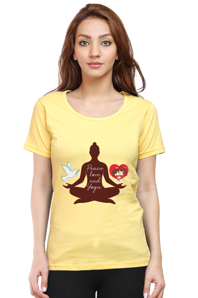 Yoga Round Neck T-Shirts