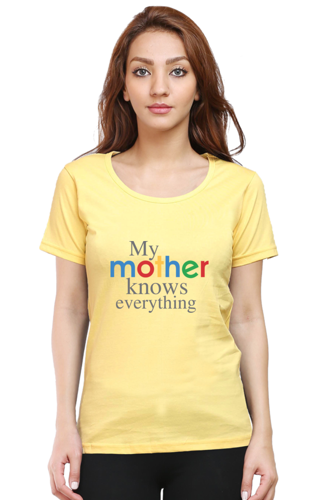 My Mother - Round Neck T-Shirt
