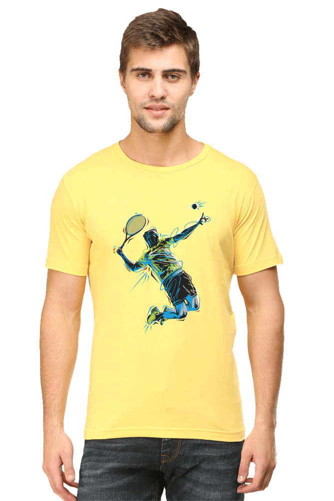 Tennis Men's Round Neck T-Shirt