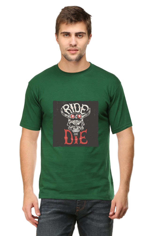 Ride or die Men's Round Neck T-Shirt