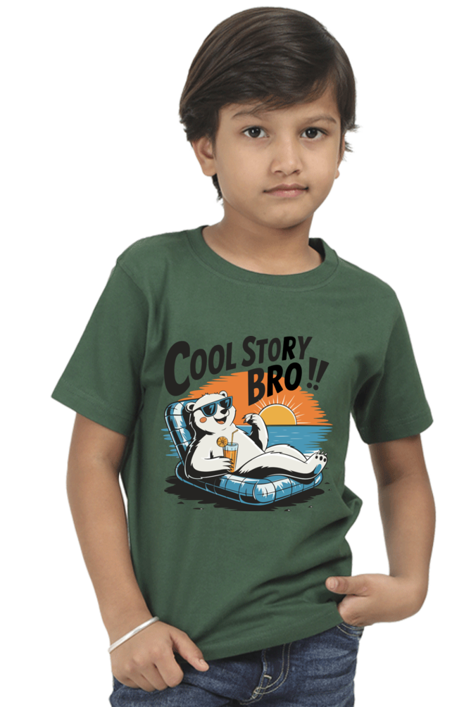 Cool Story Bro - Kids Round Neck T-Shirt