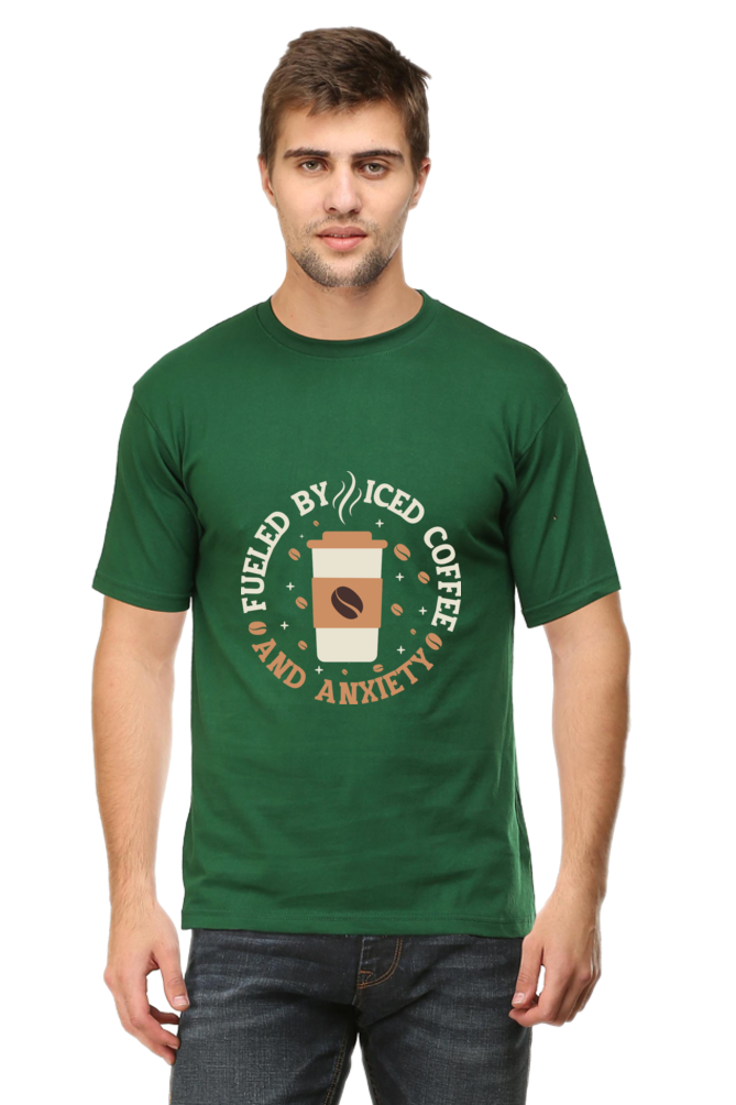 Ice & Coffee Men's Round Neck T-Shirt