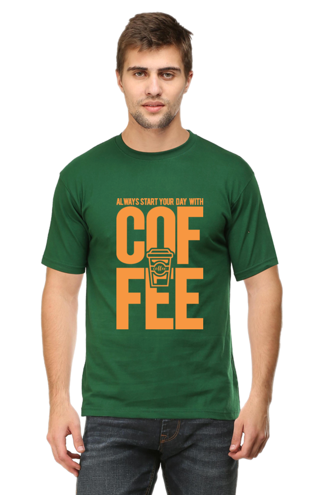 Start you day with Coffee - Men's T-Shirt
