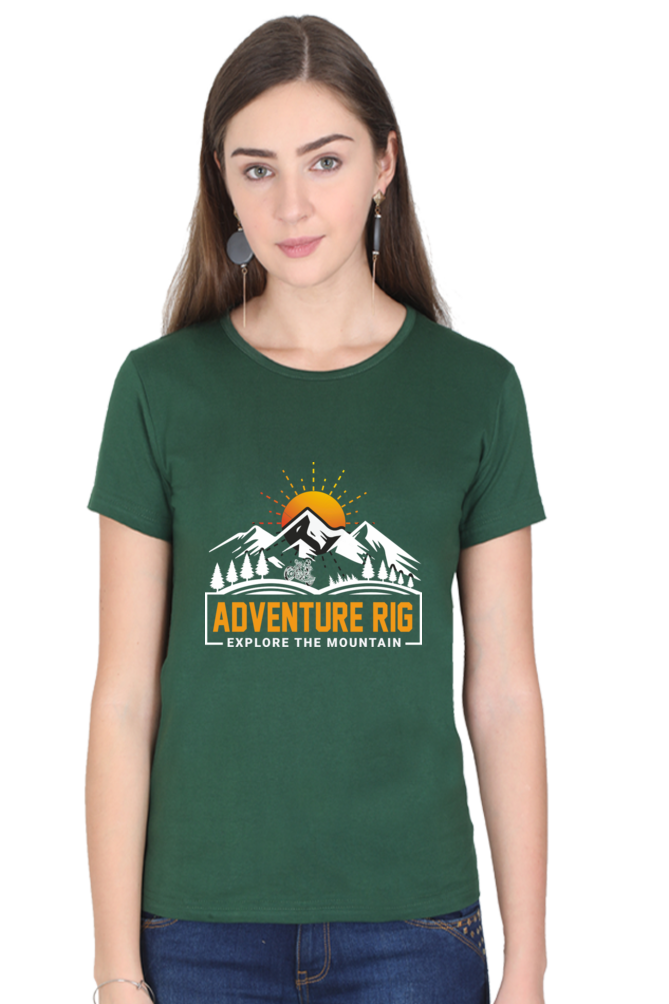 Mountain Adventures - Women's Round Neck T-Shirts