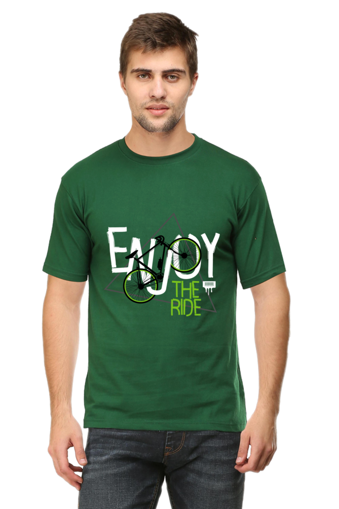 Enjoy The Ride Men's Round Neck T-Shirt