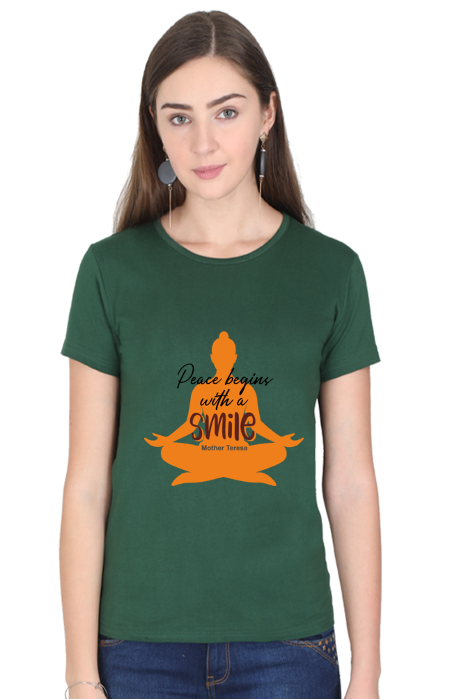 Yoga Women Round Neck T-Shirt