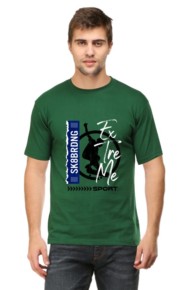 Skate Board Men's Round Neck T-shirt
