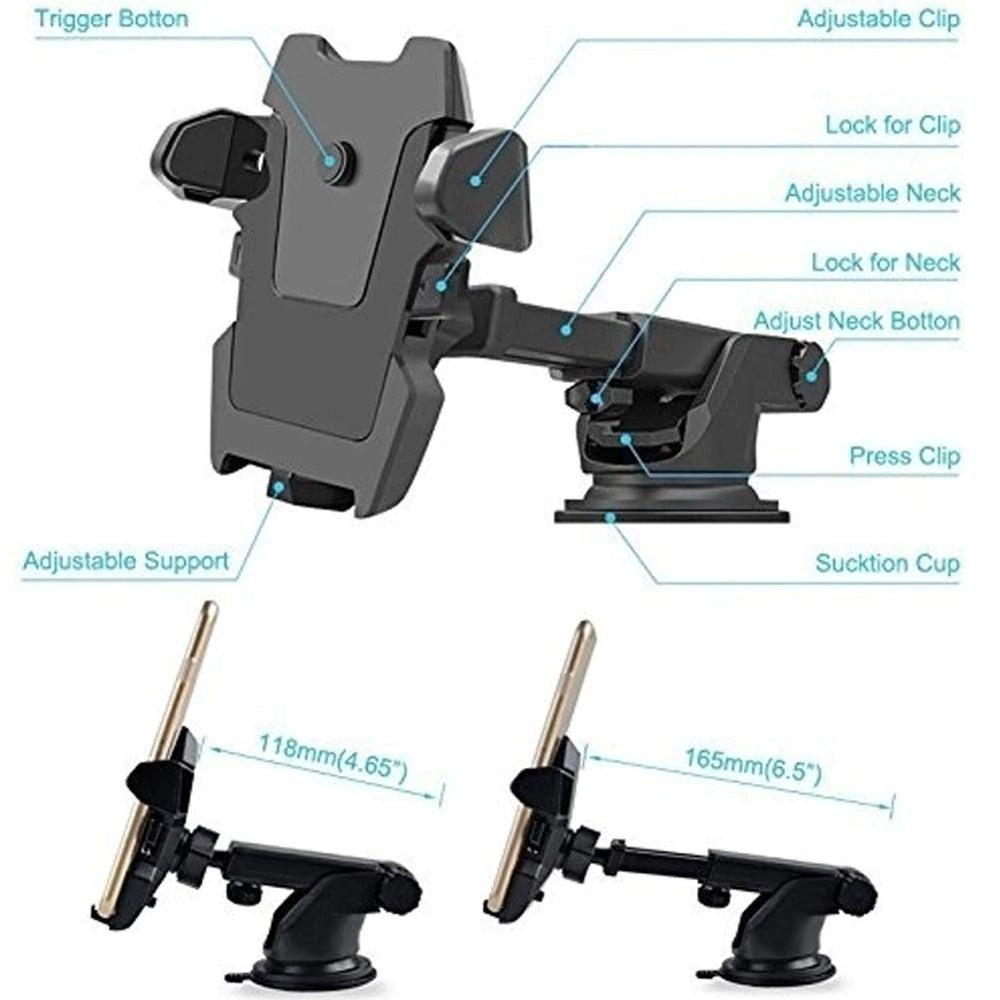 Windshield Universal Car Phone Holder