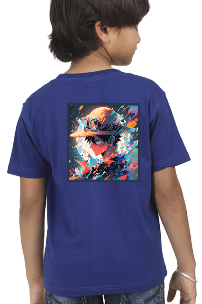 Anime Boys T-Shirt F/B Print