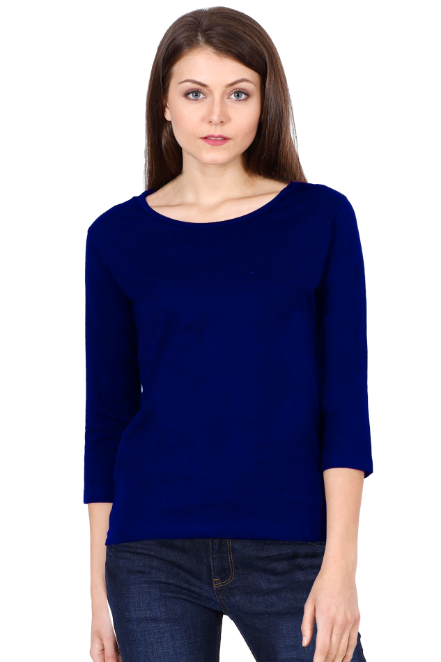 Women's Round Neck Full Slives T-shirt
