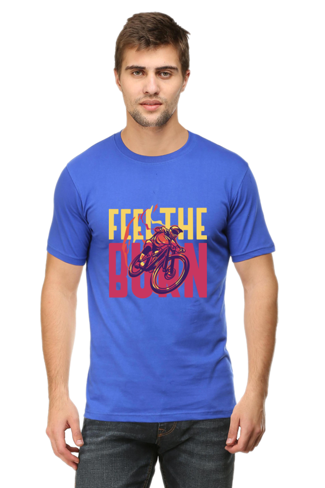 Feel the Burn Men's Round Neck T-shirt