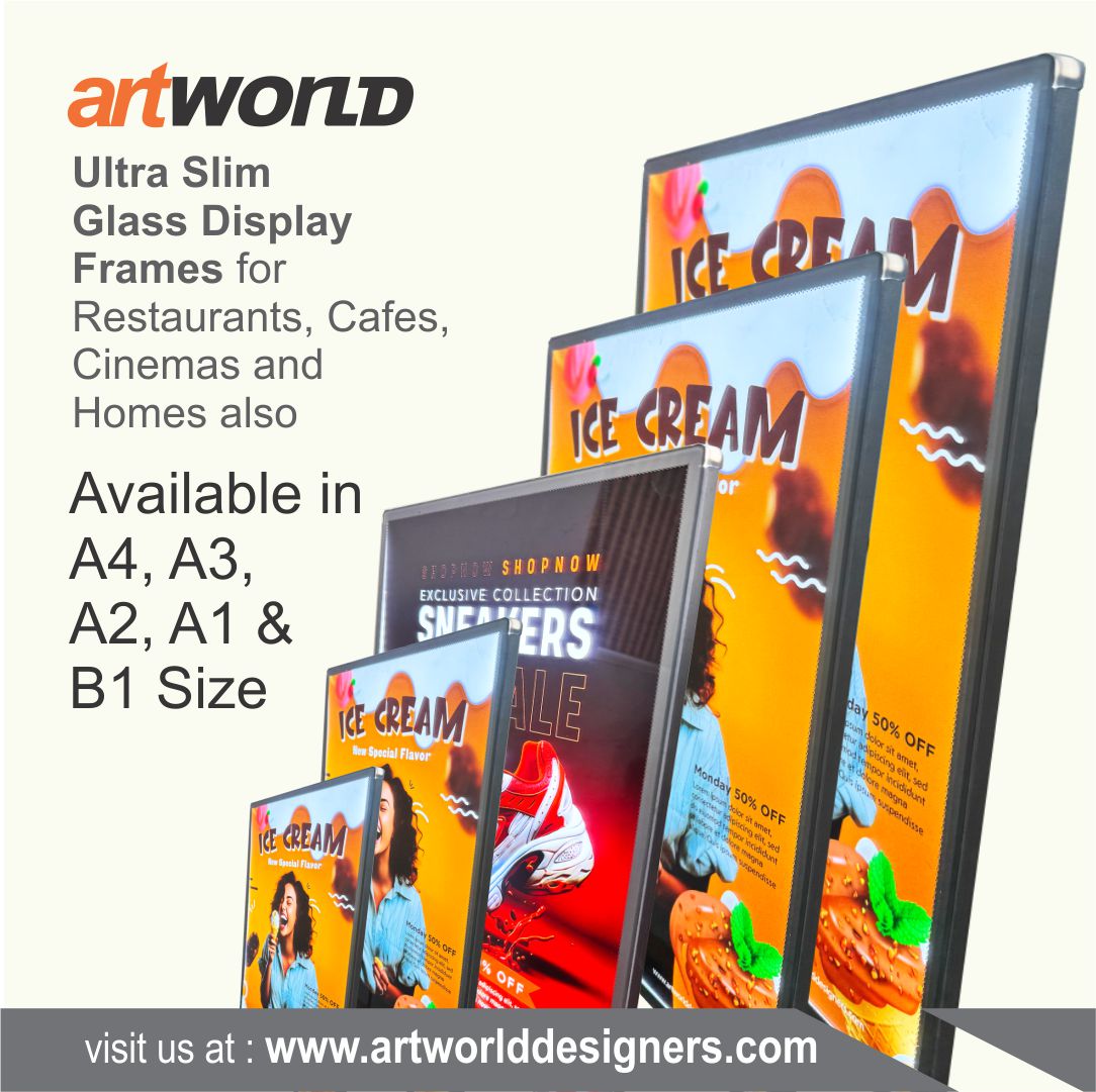 Customizable Ultra Slim LED Photo Frame - Home Use