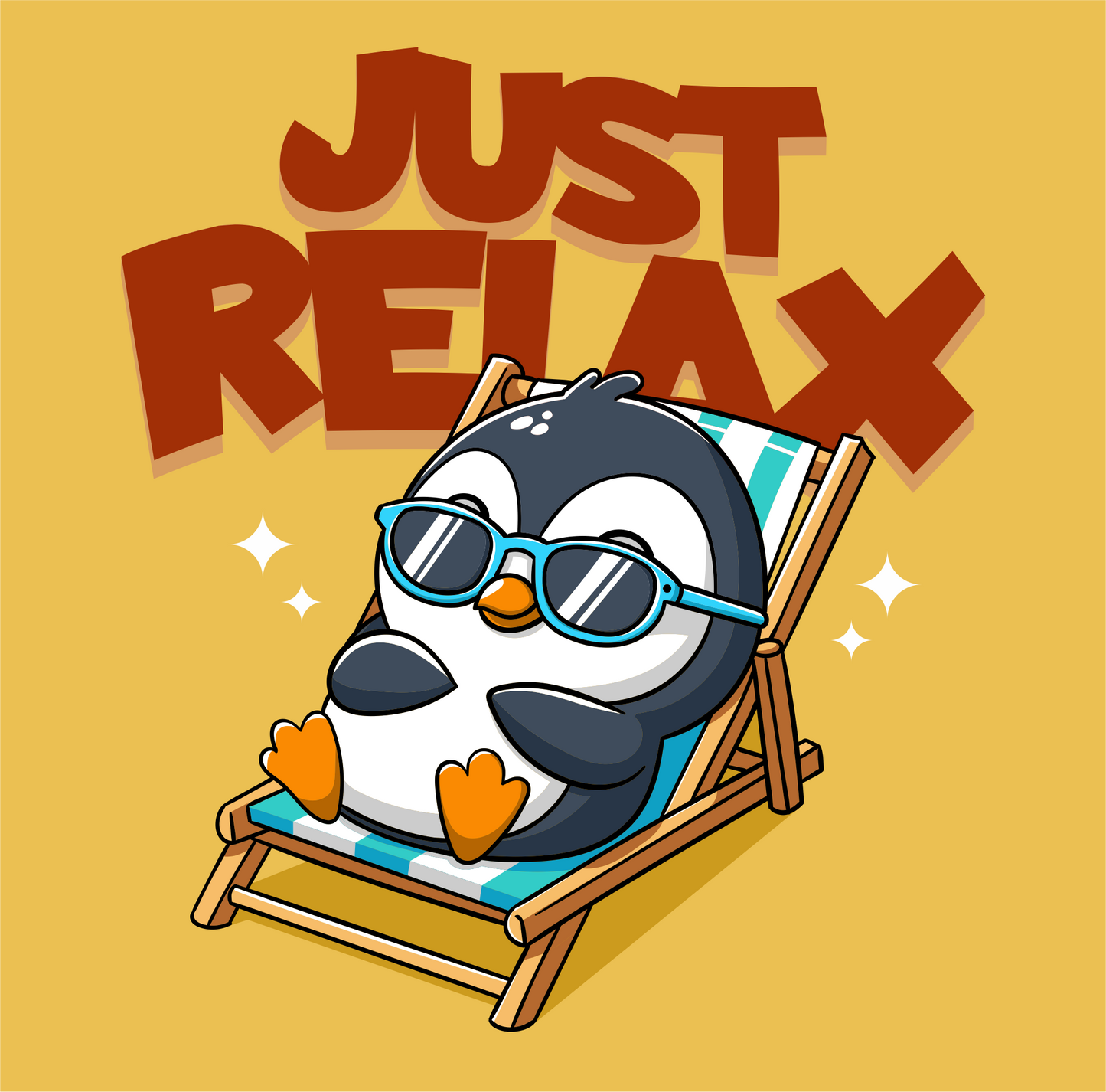 Just Relax - Kid's Round Neck T-shirt