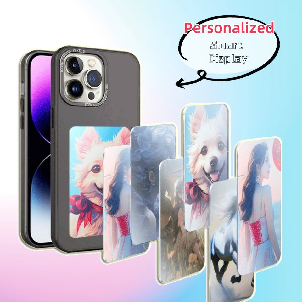 Luxury Phone Case : E-ink Screen Projection Personalized Phone Cover