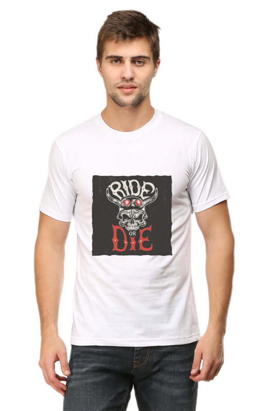 Ride or die Men's Round Neck T-Shirt