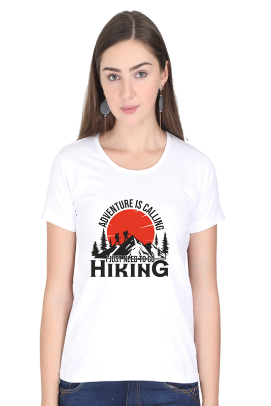 Adventure is calling - Women's Round Neck T-Shirt