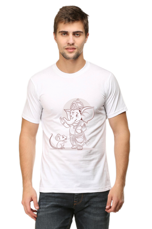 Ganesh Round Neck T-Shirt