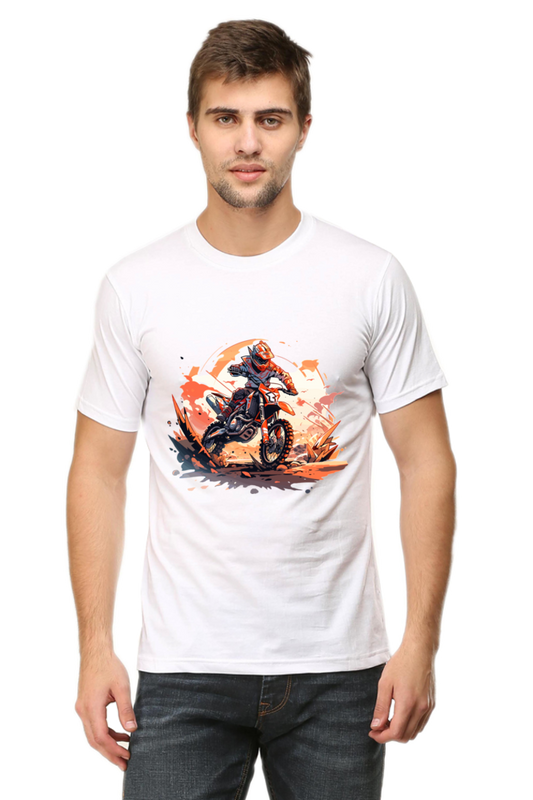 Motocross - Men's Round Neck T-Shirt