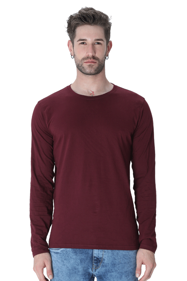 Men's Round Neck Full Sleeves T-shirt