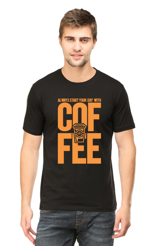 Start you day with Coffee - Men's T-Shirt