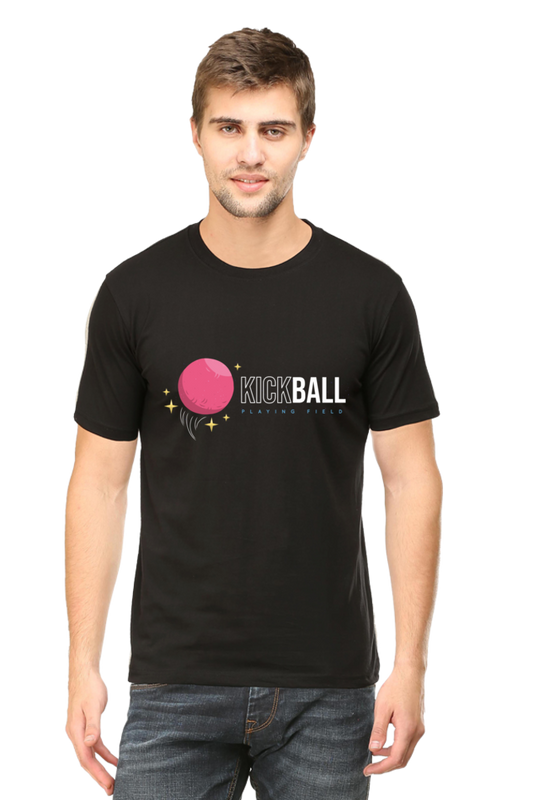 Kick Ball Men's Round Neck T-Shirt