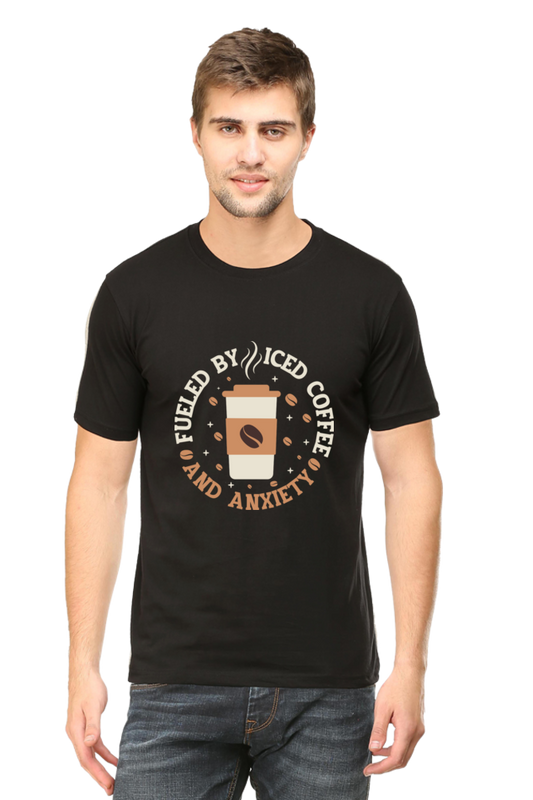 Ice & Coffee Men's Round Neck T-Shirt