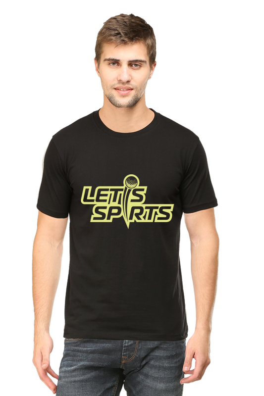 Lets Sports Men's Round Neck T-Shirt