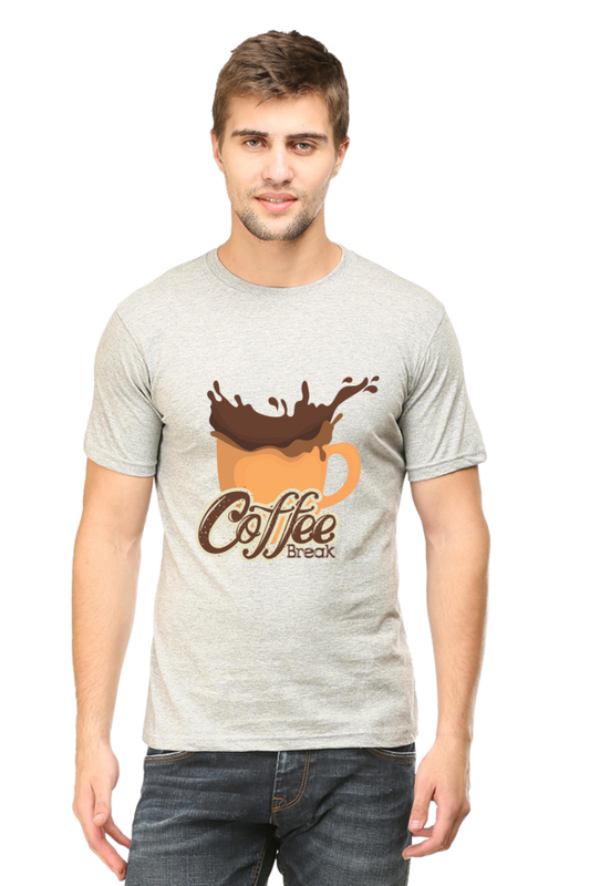 Coffee Break - Men's Round Neck T-Shirt