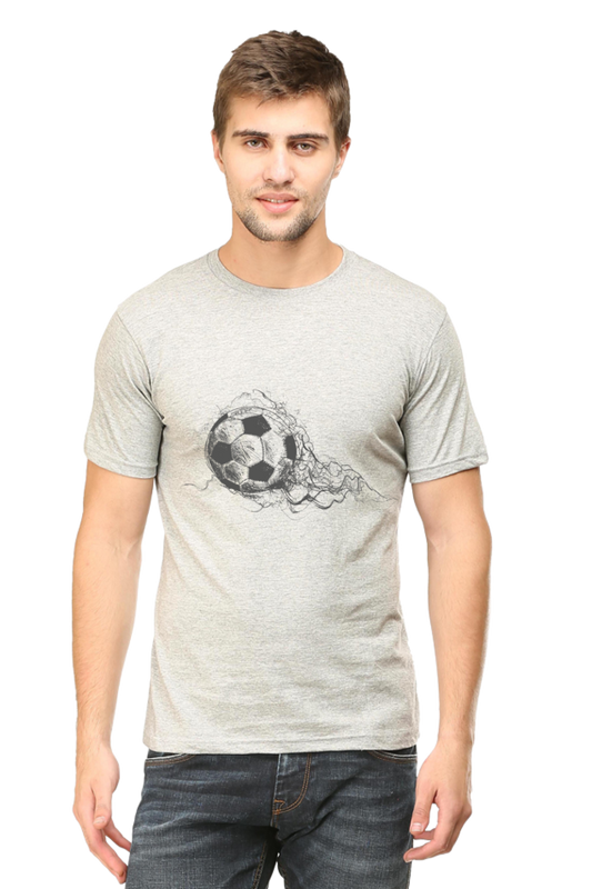 Football Men's Round Neck T-shirt