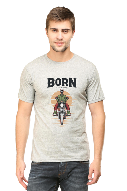 Born to Ride Light col Men's Round Neck T-Shirt