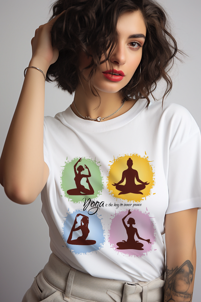 Women Round Neck Yoga T-Shirt