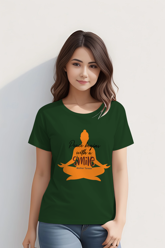 Yoga Women Round Neck T-Shirt